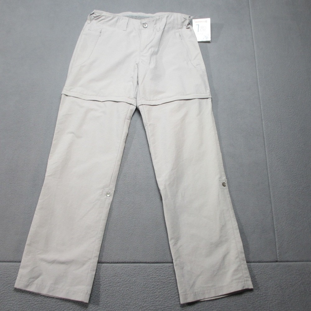 Merrell Pants Women 6 Oyster Heather Gray Lenaia Opti Wick Convertible 7 Looks